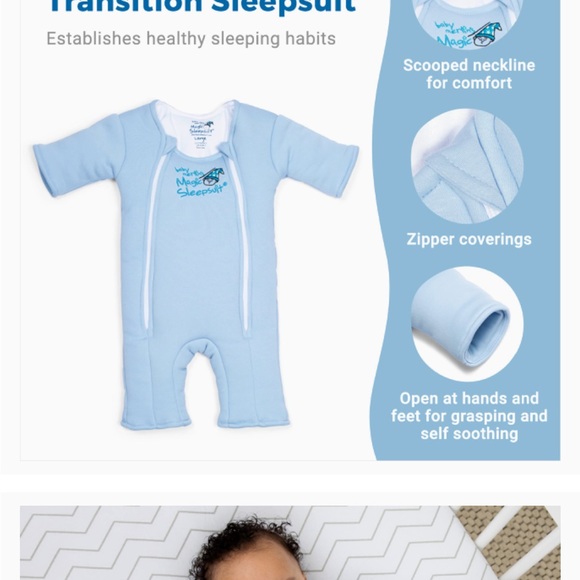 Baby Merlin’s Magic Sleep Suit baby blue - Picture 9 of 9
